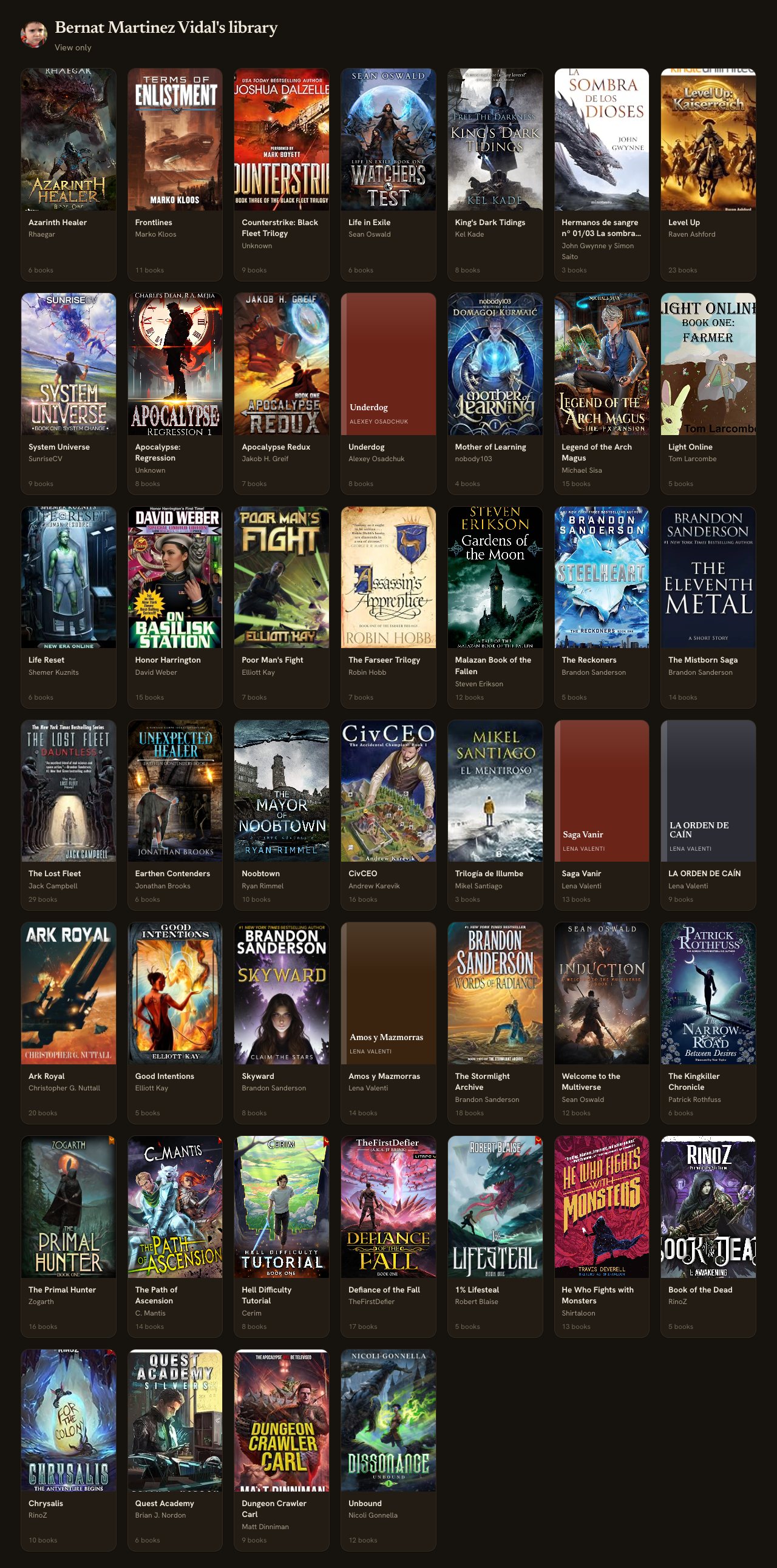 Reading stats in Kindle Watchlist: books read, hours, and top author